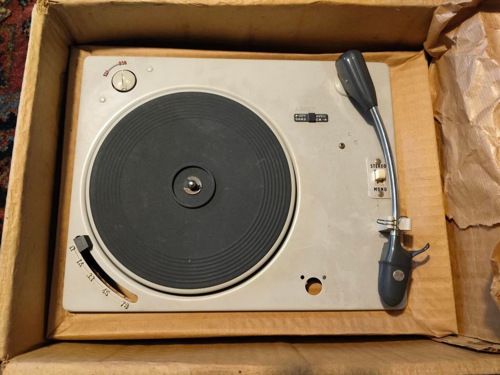 Teppaz inbouw draaitafel - Vintage platenspeler 1969, Ophalen of Verzenden, Gebruikt, Platenspeler, Overige merken