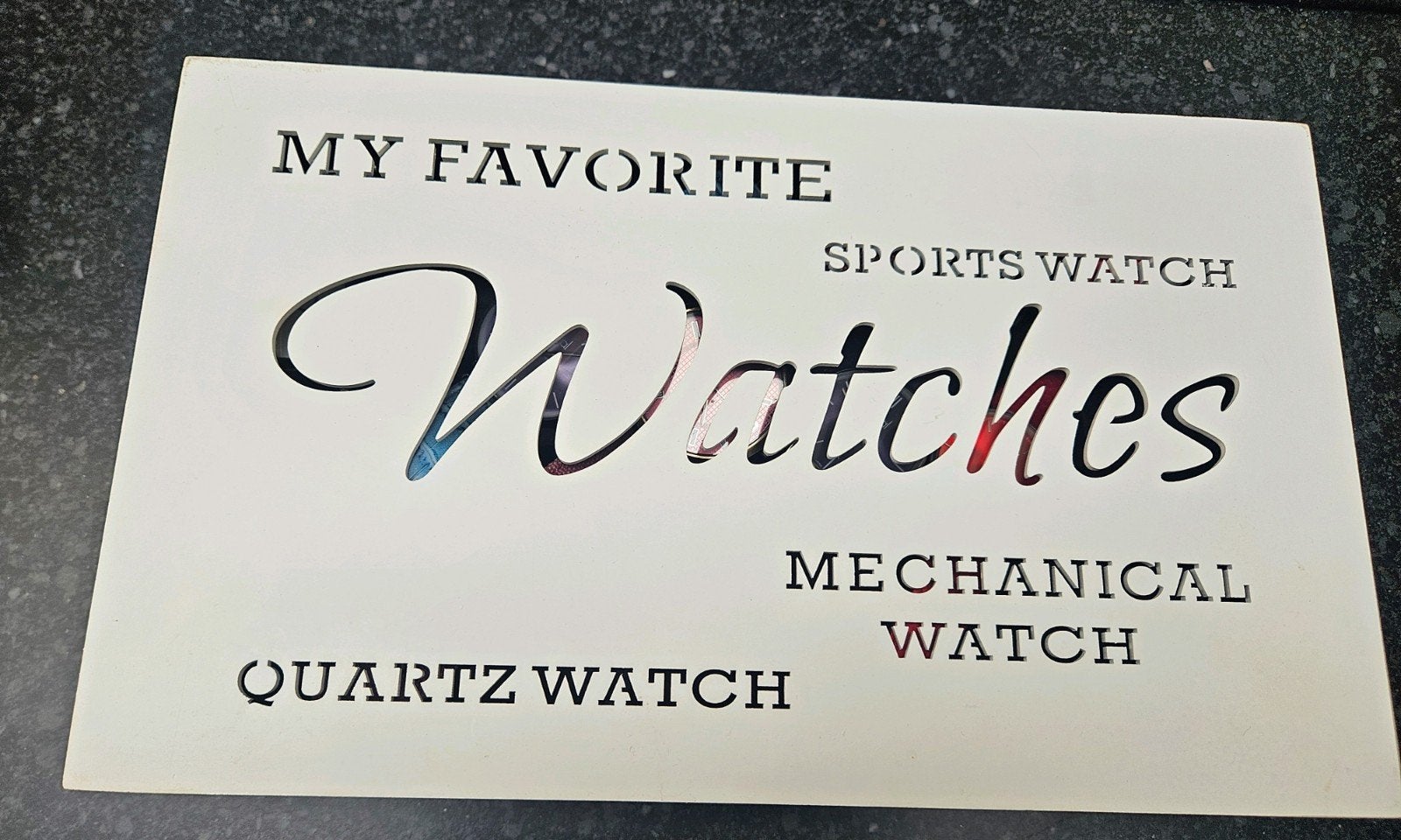 Witte Horlogebox met 12 Vakken - "My Favorite Watches", Ophalen of Verzenden