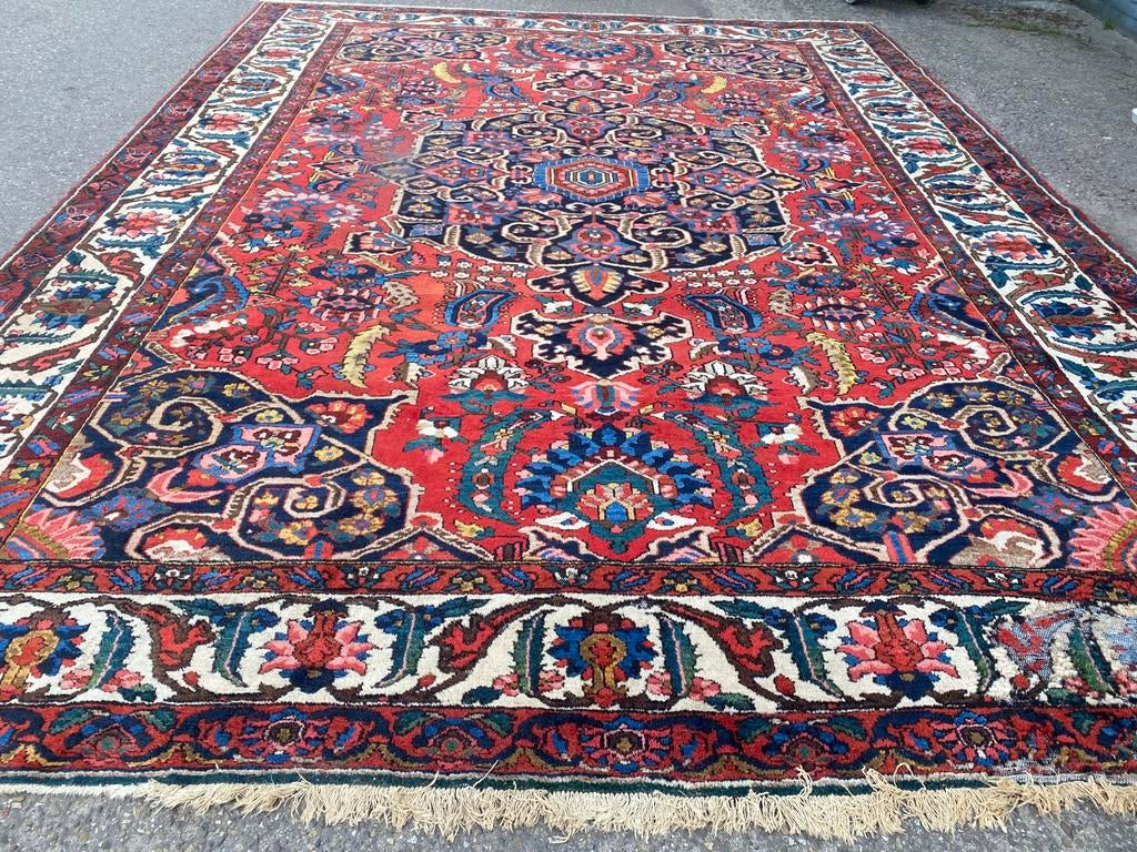 Mooi origineel handgeknoopt perzisch tapijt -, Gebruikt, ., 200 cm of meer, Ophalen of Verzenden
