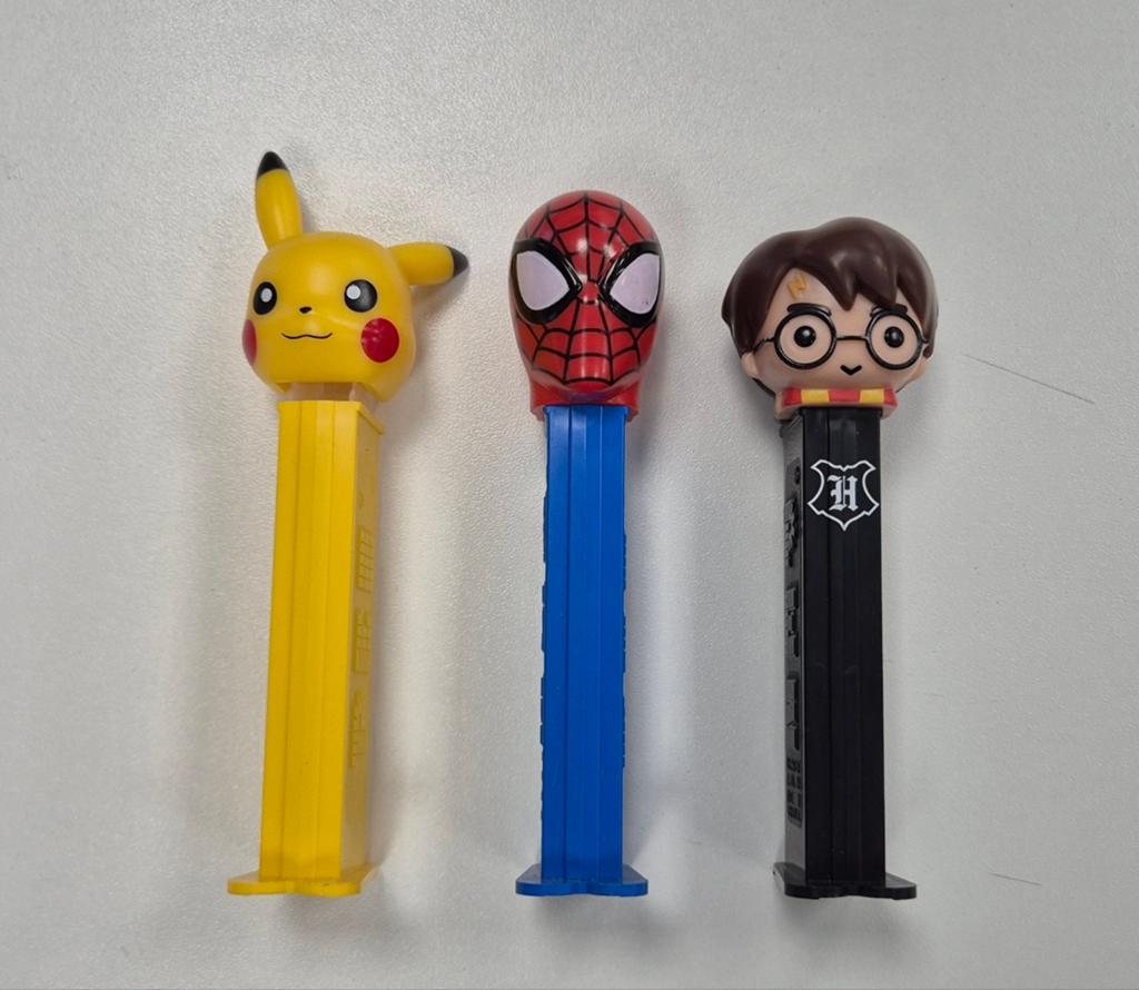 Vintage PEZ dispensers met het Film thema, Verzamelen, Ophalen of Verzenden, Zo goed als nieuw