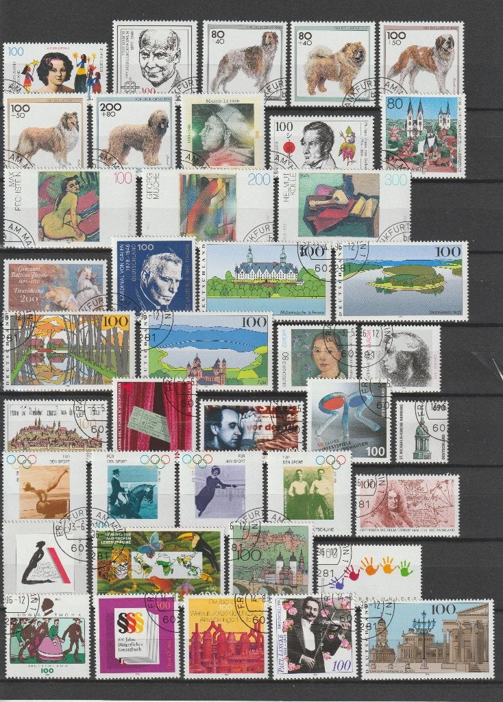 BRD 1996, gestempeld, compleet., Ophalen of Verzenden, BRD, Gestempeld