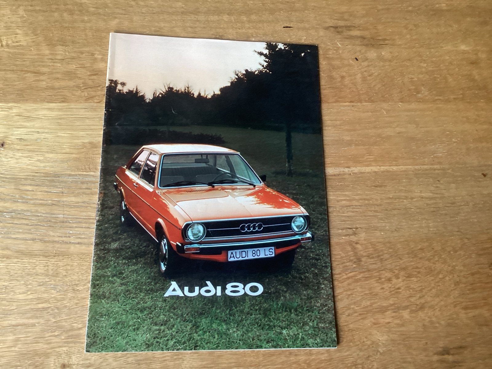 Audi 80 LS Brochure uit 1976 - Zeldzaam Collecters Item, Ophalen of Verzenden, Zo goed als nieuw, Audi