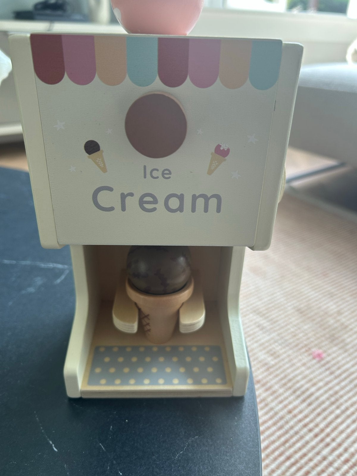 Houten ijscokraam speelgoed, Kinderen en Baby's, Ophalen, Gebruikt, Meubelstuk of Keukentje