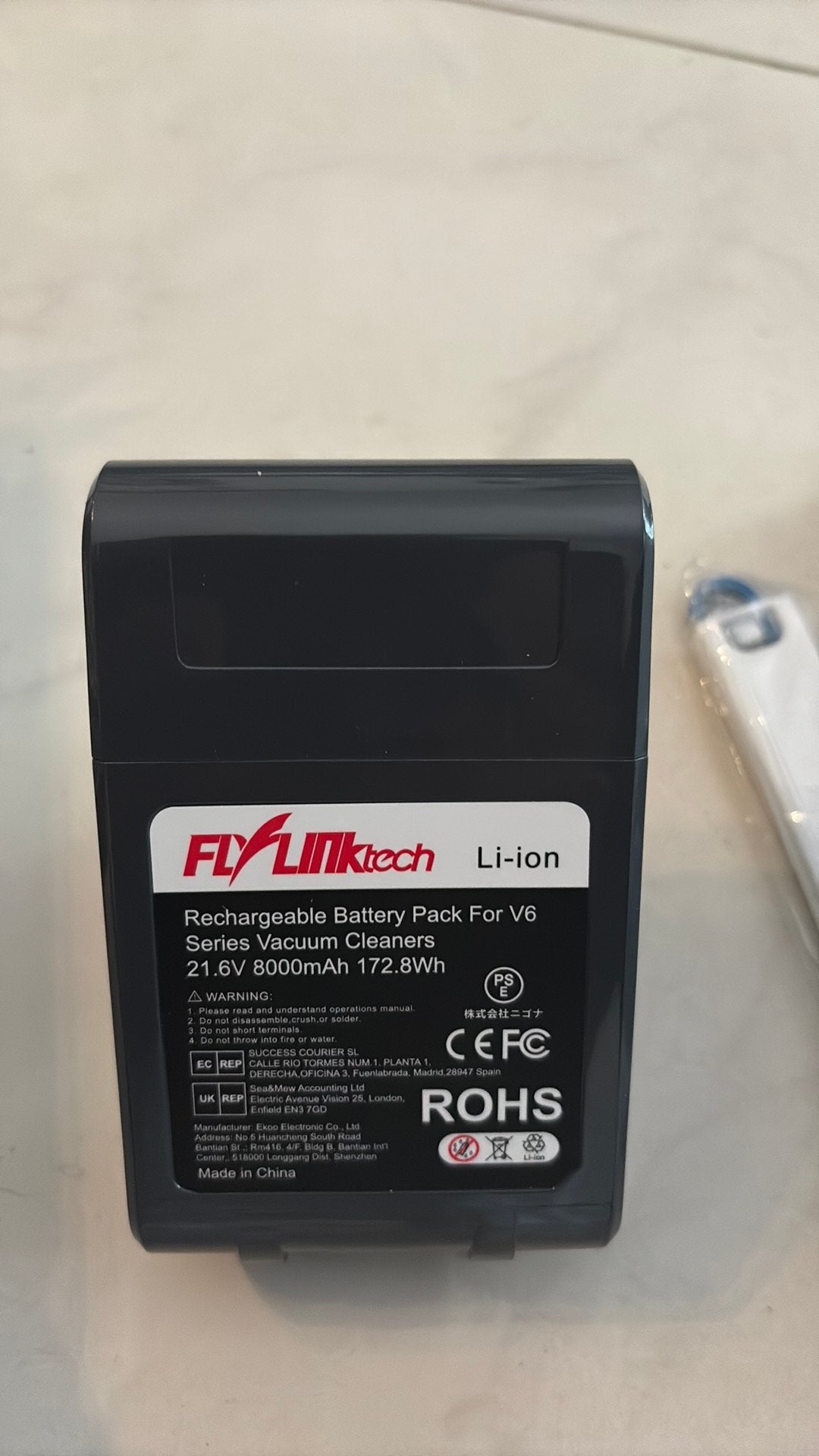 Battery for vacuum cleaner, Ophalen of Verzenden, Zo goed als nieuw