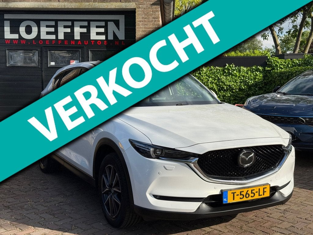 Mazda CX-5 2.5 SkyActiv-G 194 GT-M 4WD Leder bose, hud, trek, Auto's, Gebruikt, 4 cilinders, 2000 kg, Wit