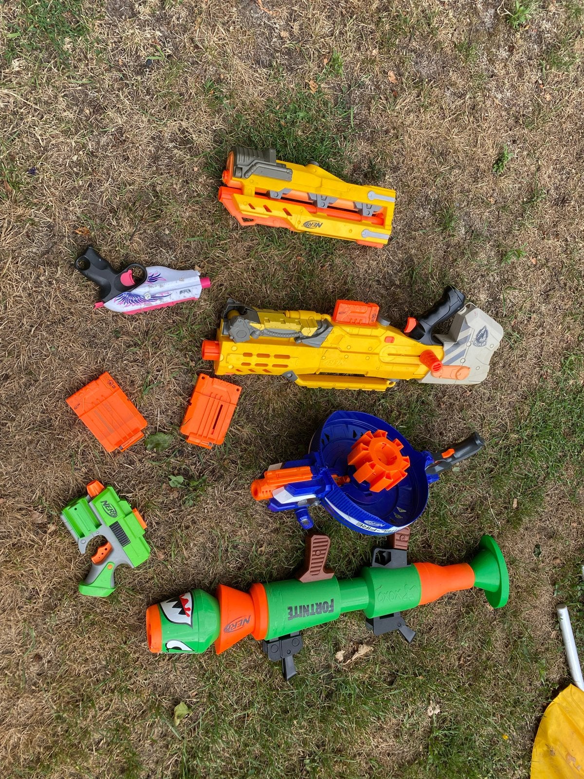 collectie Nerf pistolen en accessoires, Ophalen, Gebruikt