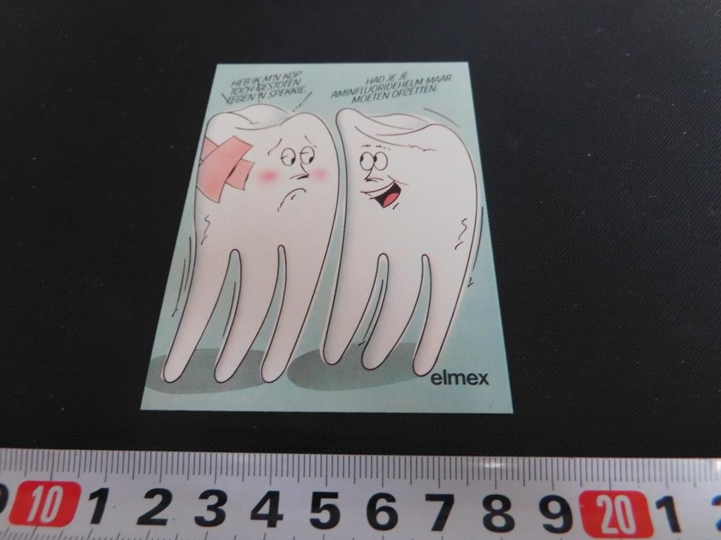 sticker ELMEX  GA773*, Verzamelen, Ophalen, Zo goed als nieuw
