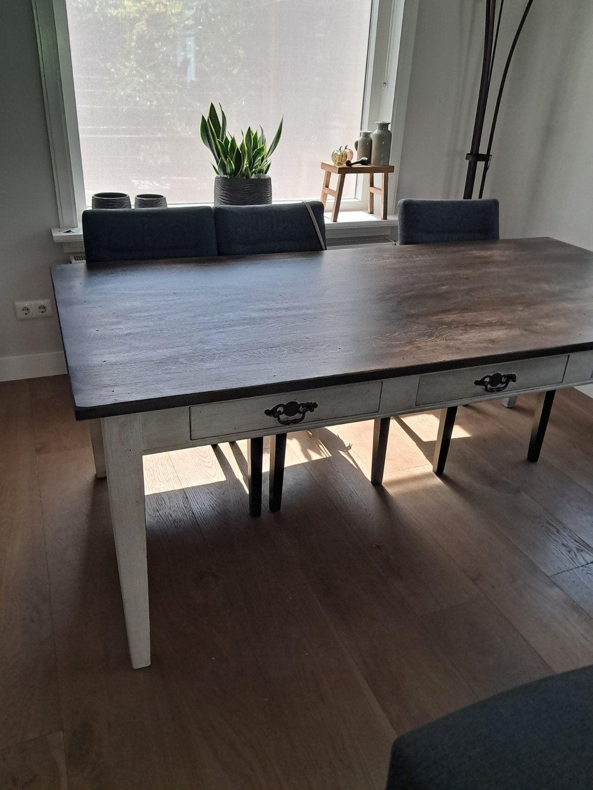 meubelset tafel, Ophalen of Verzenden, Gebruikt, Rechthoekig, 50 tot 100 cm