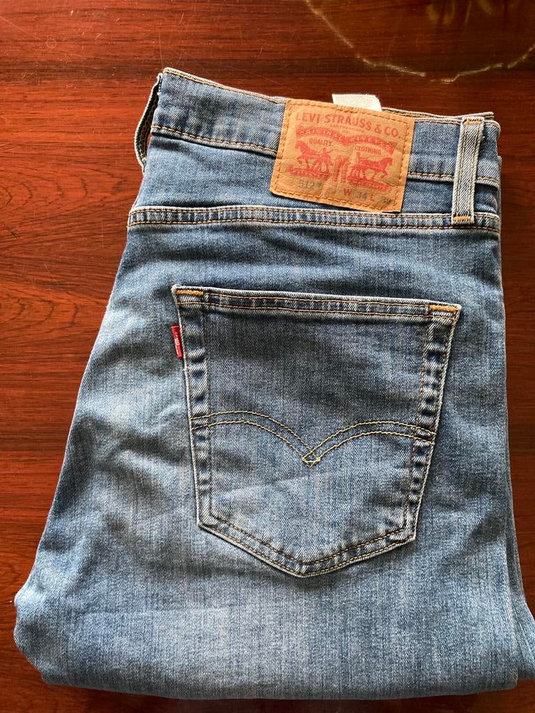 Levi’s, 512 Tapered fit W34 L32 Lee Wrangler Edwin, Verzenden, Zo goed als nieuw, Blauw, W33 - W34 (confectie 48/50)