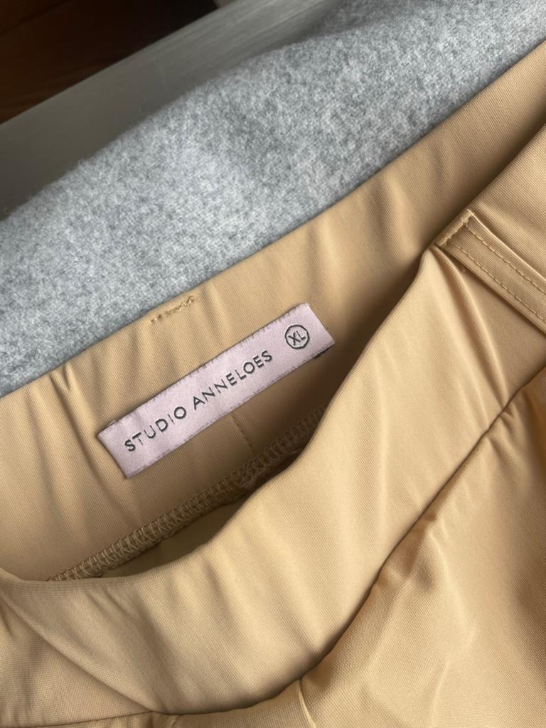 Studio Anneloes wide leg XL beige, Kleding | Dames, Broeken en Pantalons, Beige, Maat 46/48 (XL) of groter, Ophalen of Verzenden