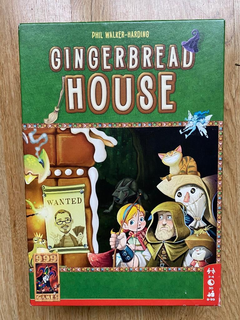 Gingerbread House bordspel, Hobby en Vrije tijd, Gezelschapsspellen | Bordspellen, Een of twee spelers, Ophalen of Verzenden, Zo goed als nieuw