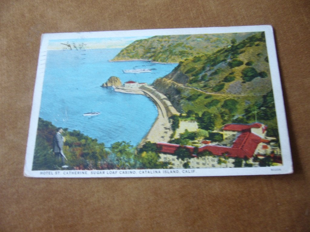AMERIKA  =  HOTEL ST. CATHERINE SUGAR LOAF CASINO, Verzenden, 1940 tot 1960, Gelopen, Buiten Europa