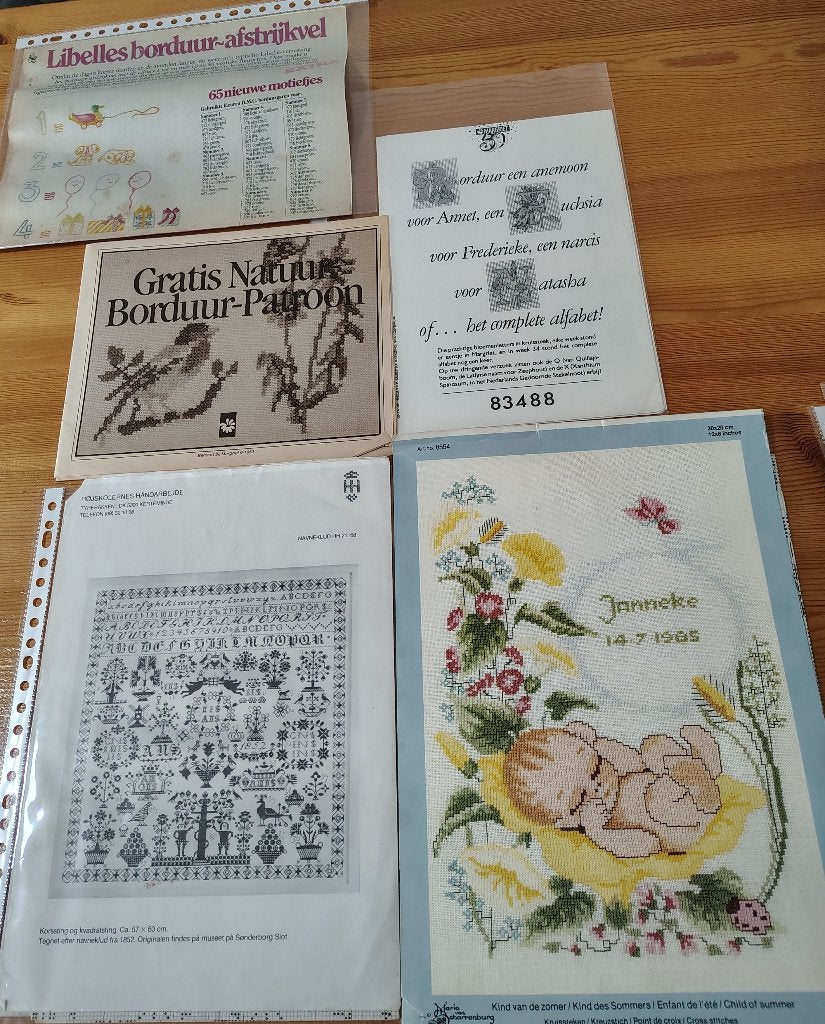 Oude borduurpatronen, Hobby en Vrije tijd, Ophalen of Verzenden, Gebruikt, Handborduren, Patroon
