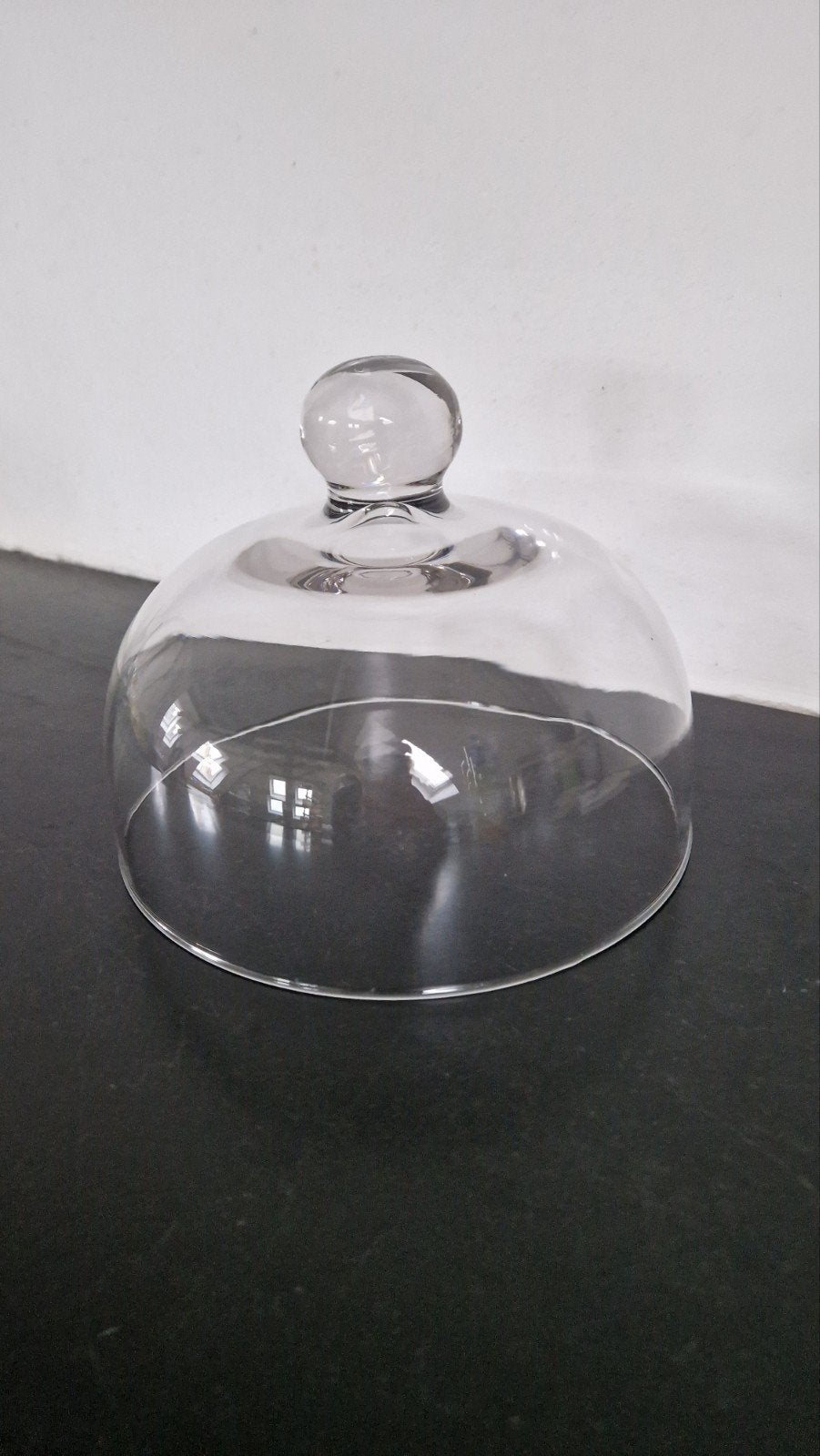 Glazen stolp 18cm doorsnede, Huis en Inrichting, Glas, Ophalen of Verzenden, Zo goed als nieuw, 18 cm