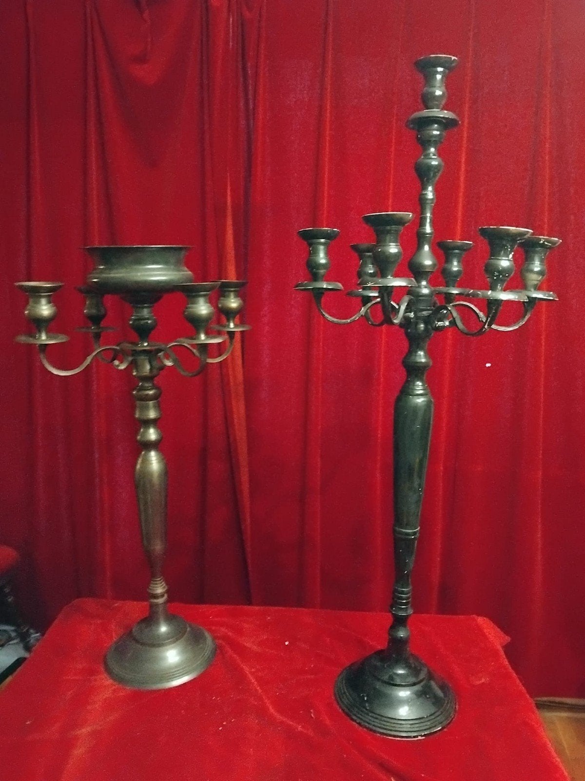 2 grote kandelaars ( 1 een koop ), Ophalen
