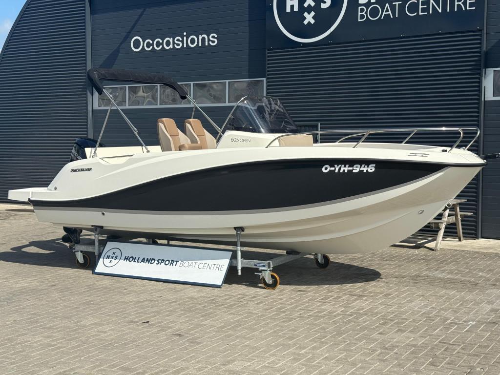 QUICKSILVER 605 Open (bj 2023), Watersport en Boten, Speedboten, Gebruikt, Polyester, Benzine, 70 tot 120 pk