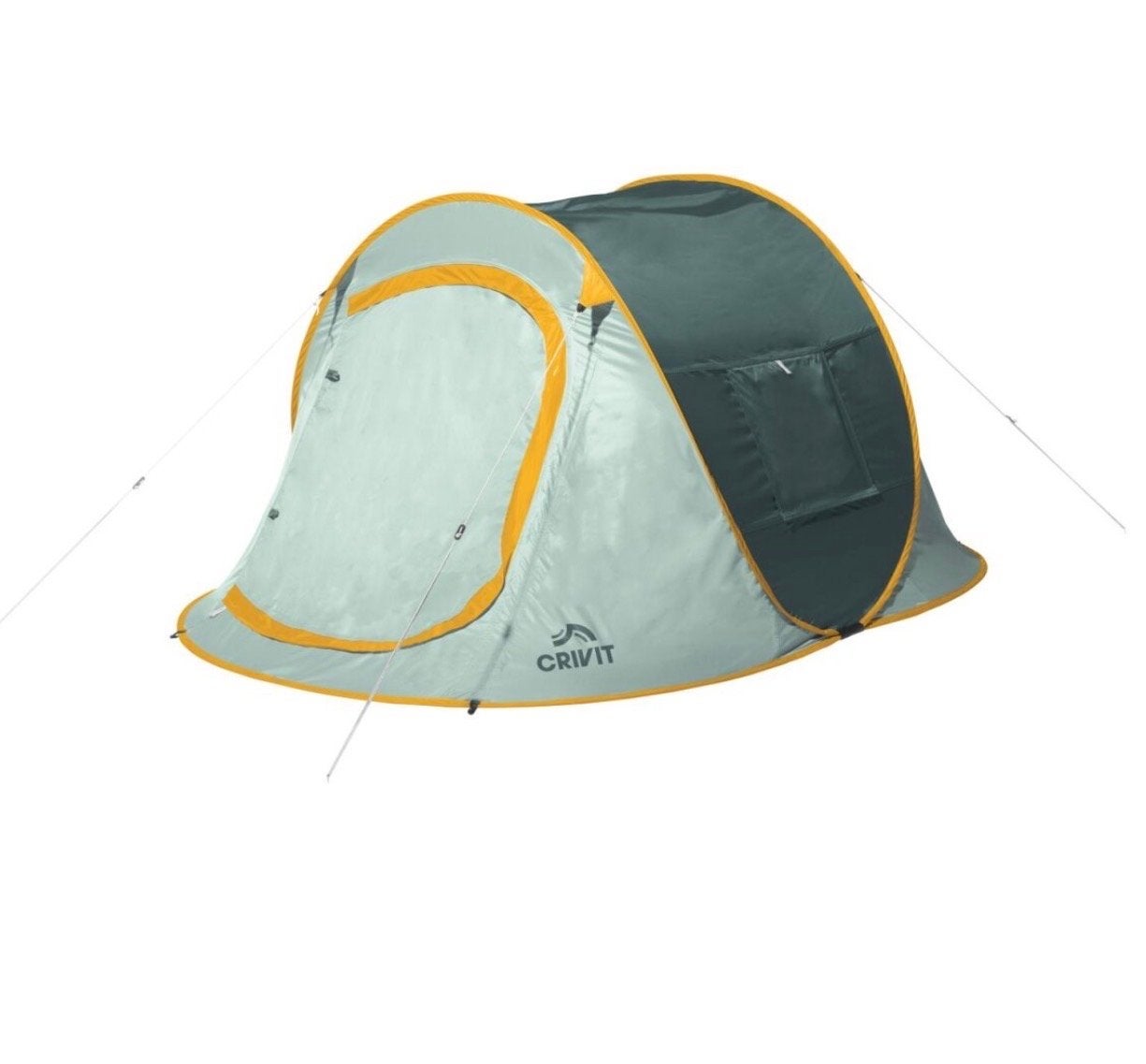 2x Crivit Pop-up Tent - Snel Opzetbaar en Compact, Caravans en Kamperen, Ophalen of Verzenden, Gebruikt, Tot en met 2