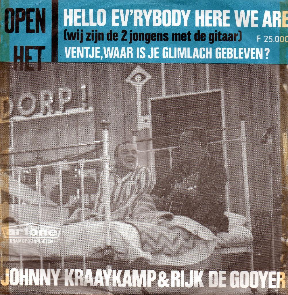 Johnny Kraaykamp & Rijk de Gooyer - Hello ev'rybody, Cd's en Dvd's, Vinyl Singles, Verzenden, Gebruikt, Nederlandstalig