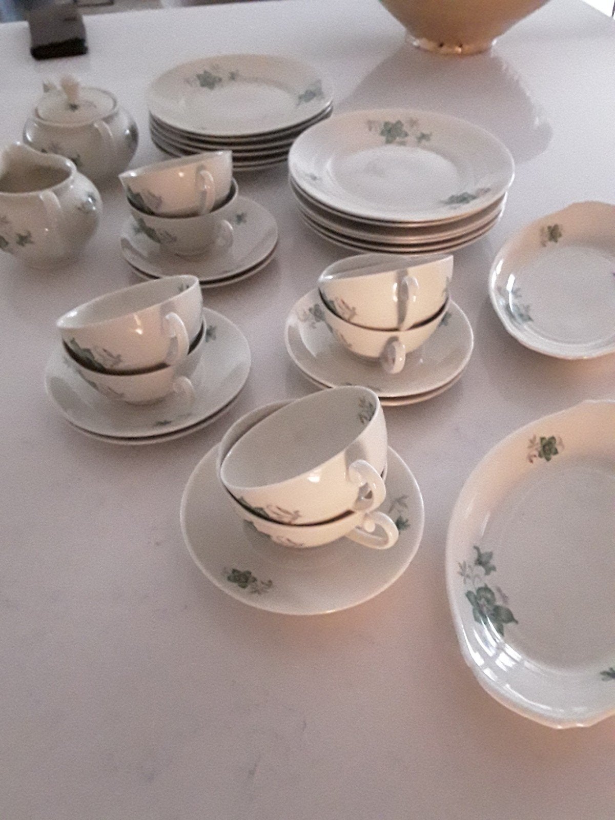 mosa servies, Ophalen