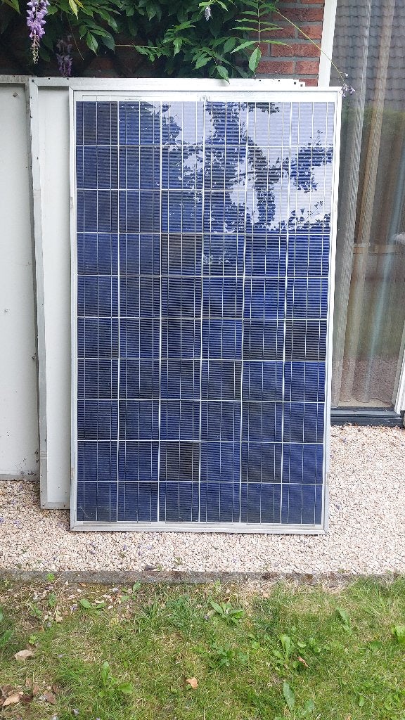 Set van 13 zonnepanelen, Ophalen, Gebruikt, Compleet systeem, 200 wattpiek of meer