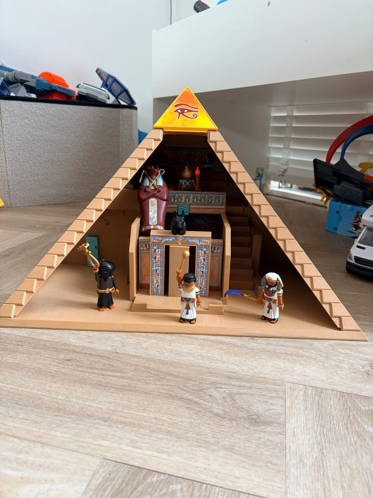 Playmobil Piramide van de Farao met schatten en figuren, Ophalen, Zo goed als nieuw, Jongen of Meisje