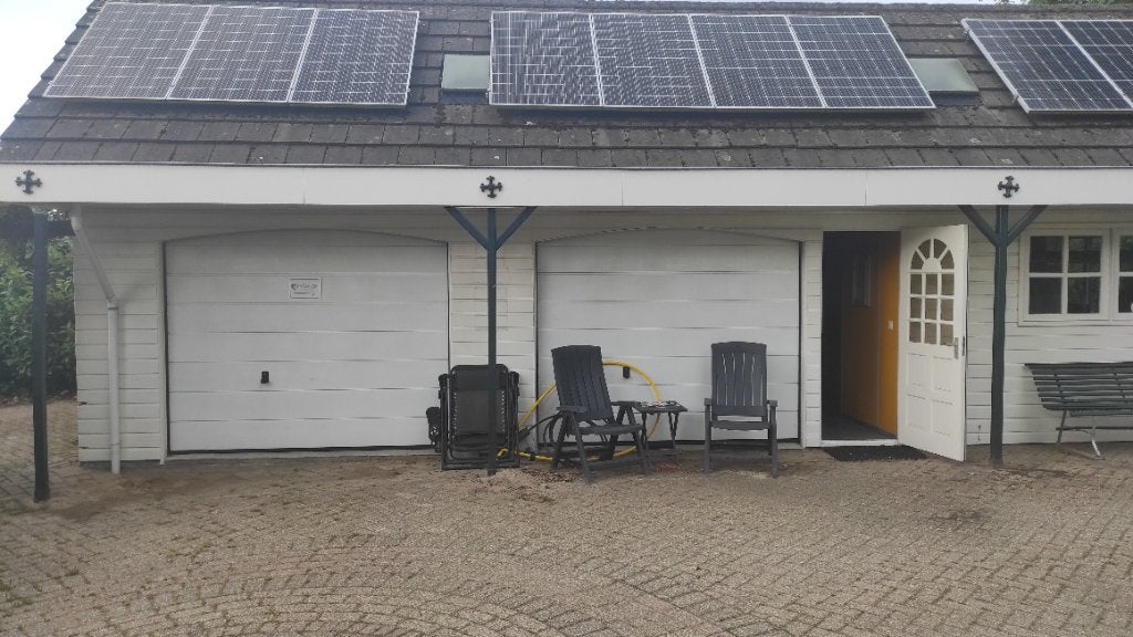 2 dezelfde garagedeuren (rol), Ophalen, Gebruikt, Garagedeur, Metaal