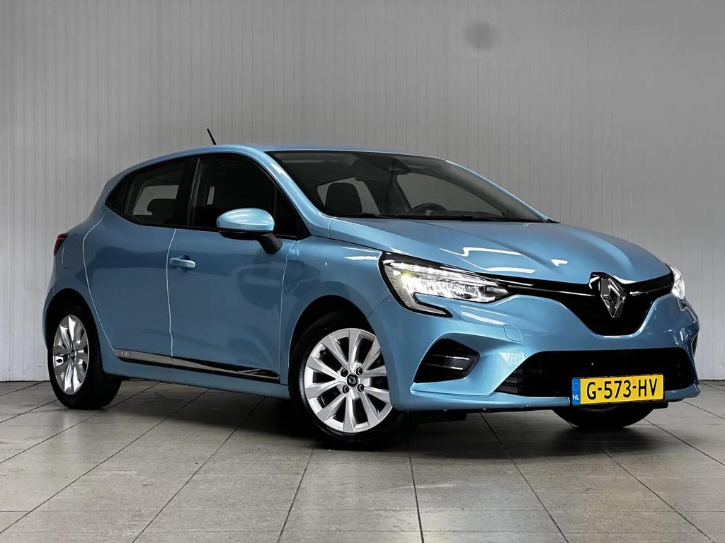 Renault Clio 1.0 TCe Zen/ € 7.450,00, Gebruikt, 580 kg, Parkeersensor, Blauw