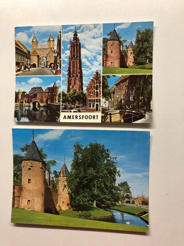 Ansichtkaarten gelopen Amersfoort per stuk bieden, Ophalen of Verzenden, 1980 tot heden, Gelopen, Gelderland