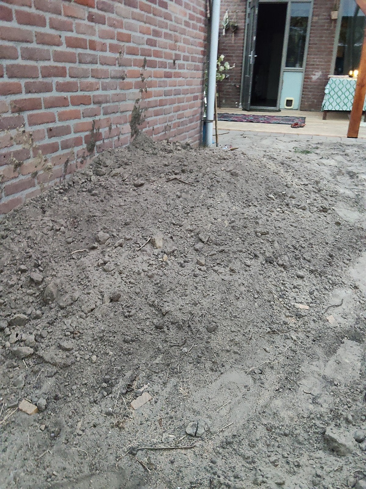 Zwart zand, ca. 1,5 m2, Tuin en Terras, Ophalen, Overige typen