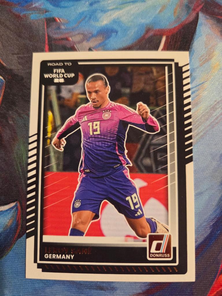 Panini FIFA World Cup Leroy Sané Voetbalkaart, Ophalen of Verzenden, Zo goed als nieuw, Buitenlandse clubs, Spelerskaart