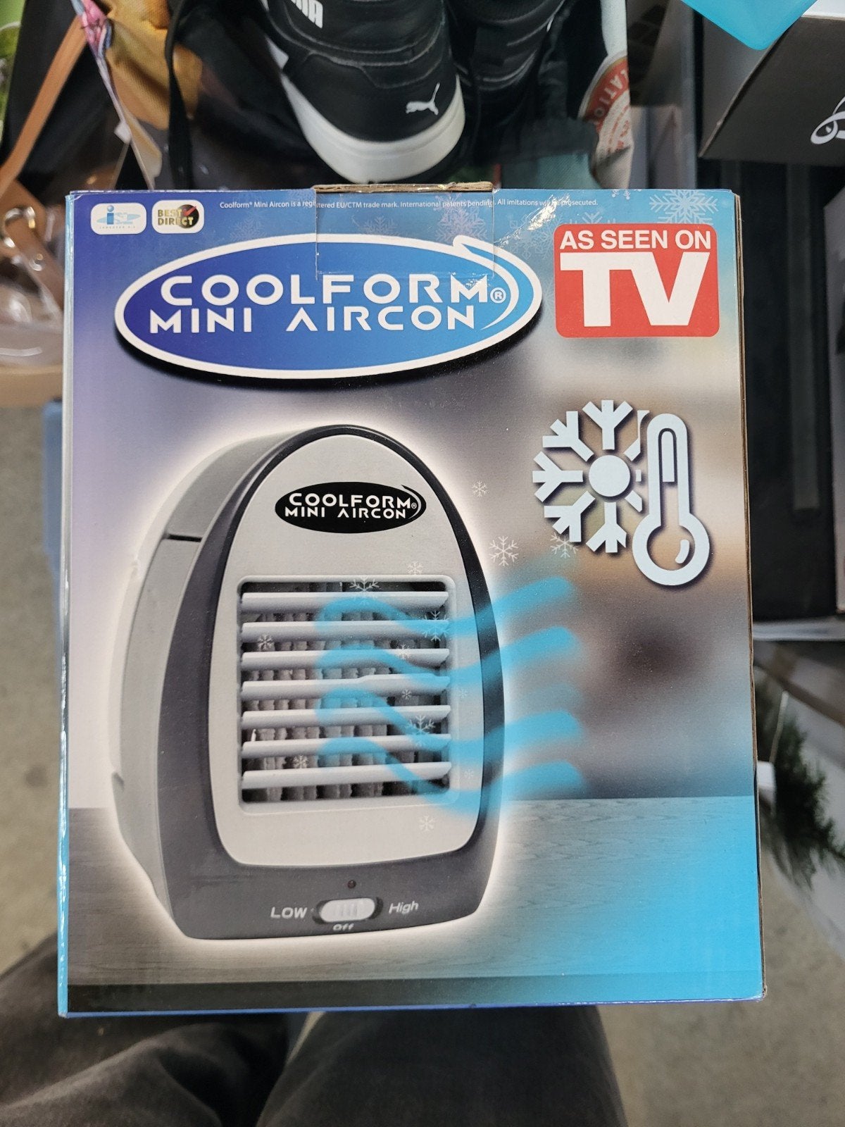 Coolform Mini Aircon - Draagbare Mini Airco, Minder dan 60 m³, 2 snelheden, Nieuw, Ophalen of Verzenden