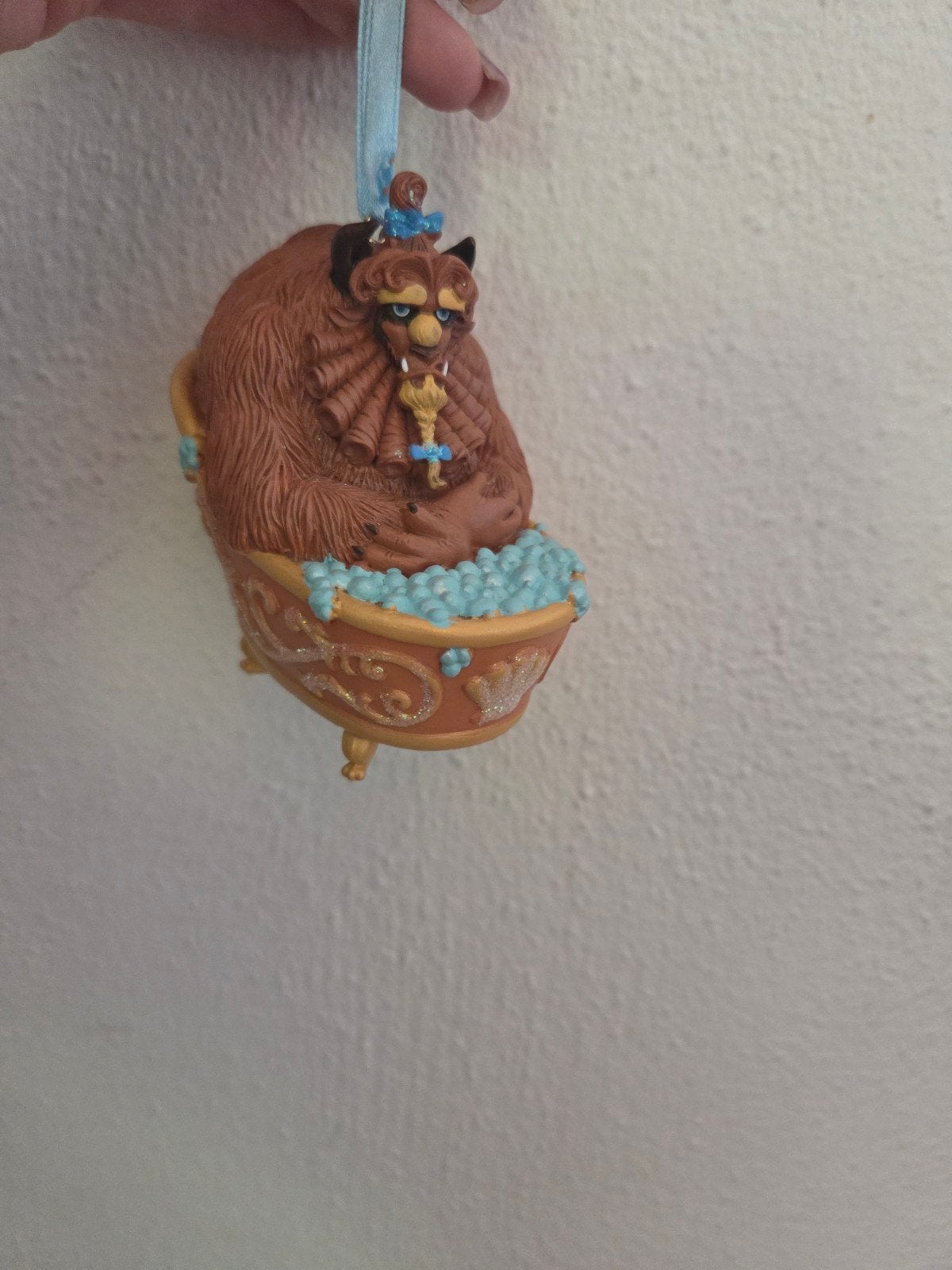 disney ornament belle en het beest, Ophalen of Verzenden, Assepoester of Belle, Zo goed als nieuw, Beeldje of Figuurtje