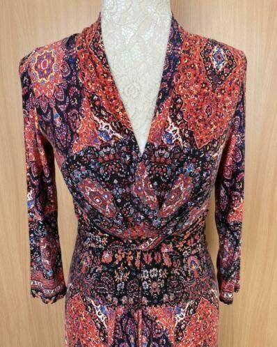 Monsoon jurk maat 36 [nr3][v], Kleding | Dames, Ophalen of Verzenden, Zo goed als nieuw, Maat 36 (S), Rood