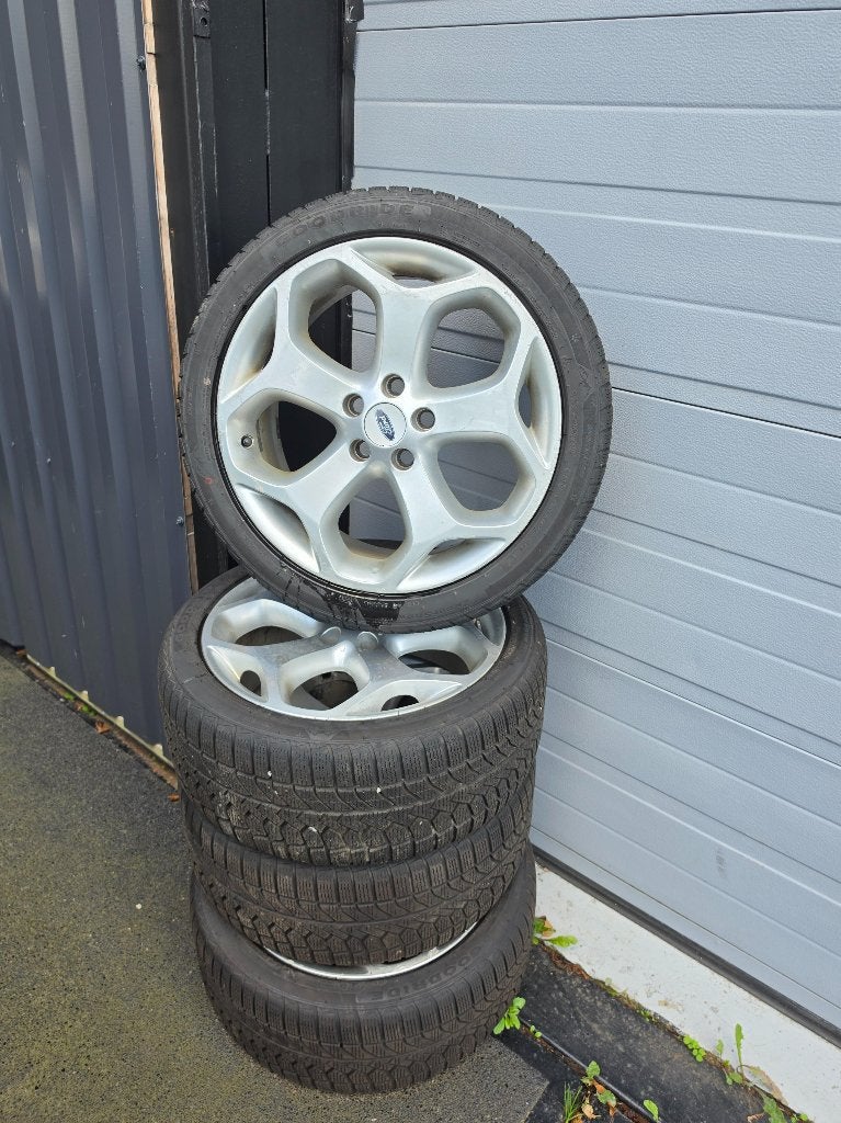 Ford Focus ST 2013 velgen met winterbanden 18 inch, Ophalen, 18 inch, Gebruikt, Velg(en)