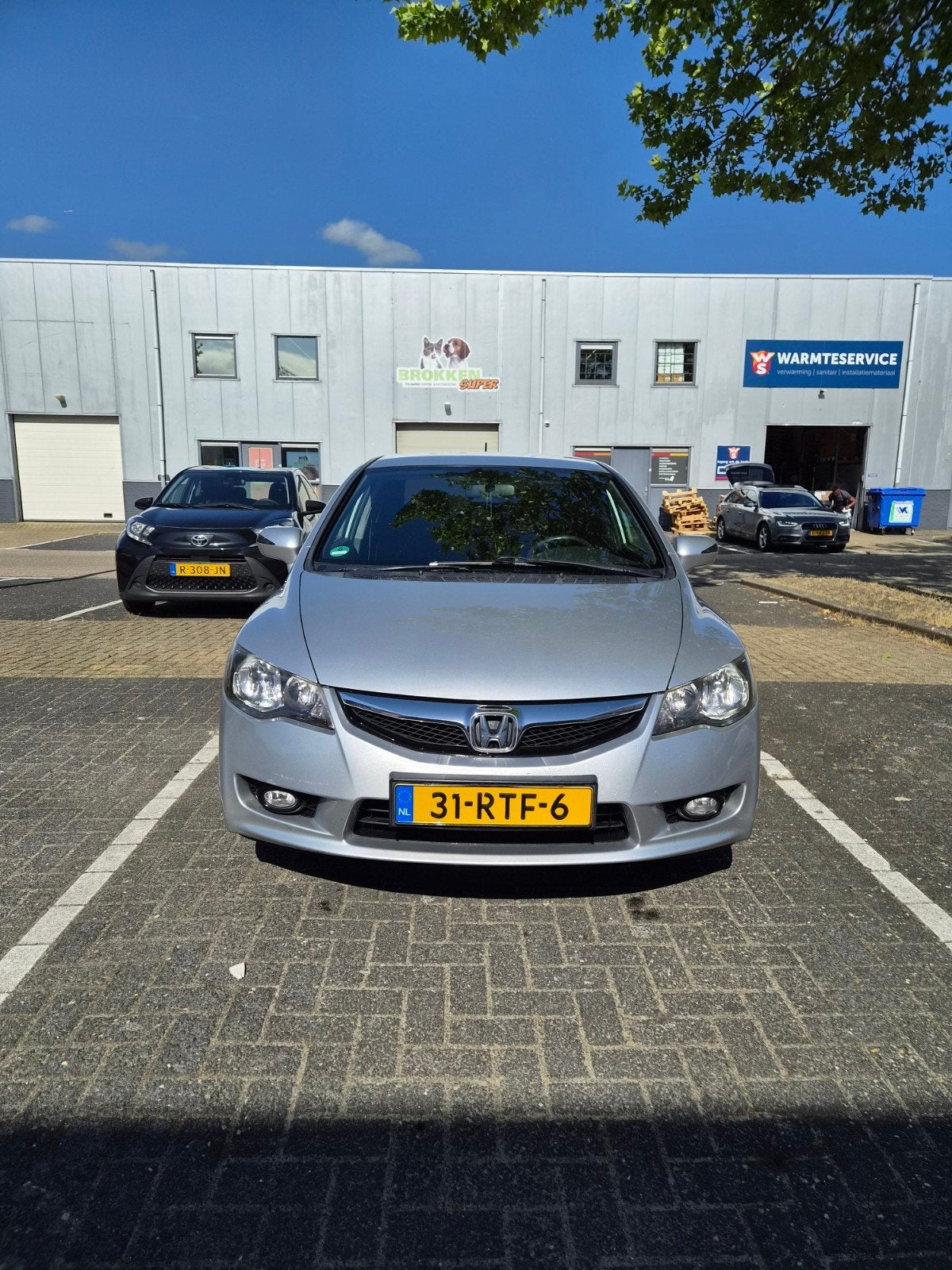 Honda Civic 1.3 Vtec Hybrid 4DR C-tr. 2011 Grijs, Auto's, Honda, Particulier, Civic, ABS, Airconditioning, Alarm, Elektrische buitenspiegels
