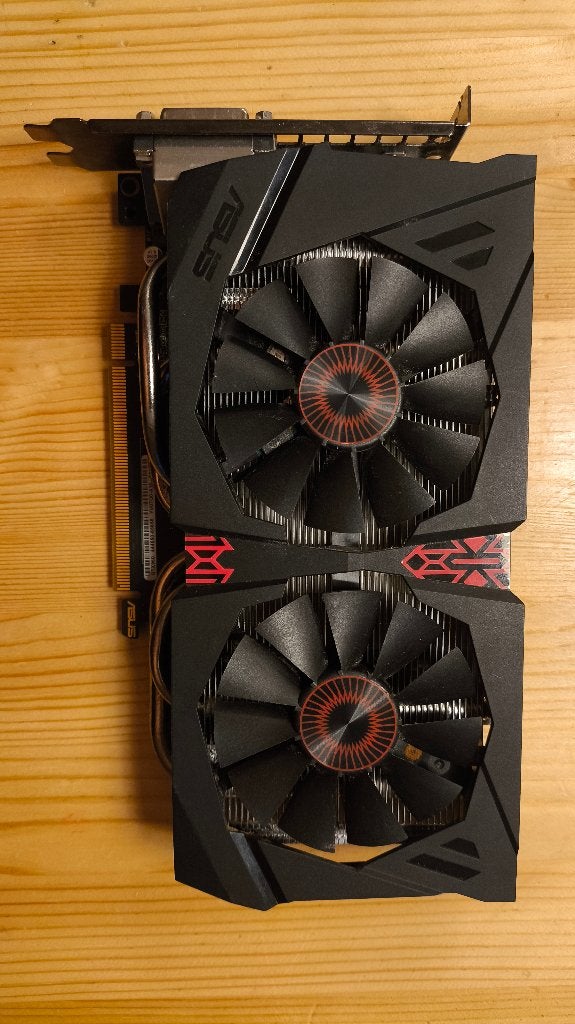 Asus GeForce Strix GTX 960 DirectCU II OC 4GB GDDR5, PCI-Express 3, Gebruikt, HDMI, Ophalen of Verzenden