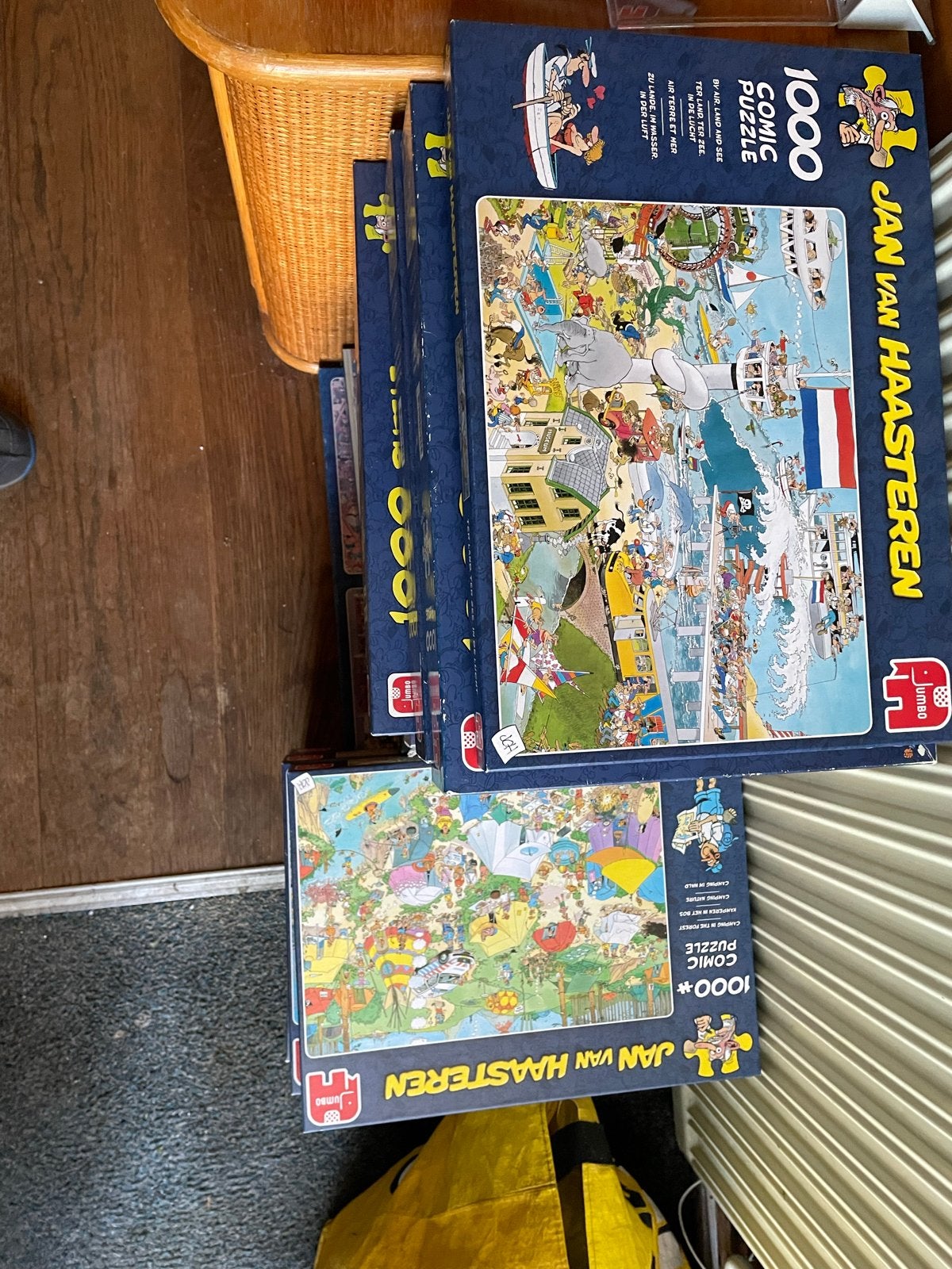 Jan van Haasteren 1000 stukjes puzzel, Ophalen, 500 t/m 1500 stukjes, Gebruikt, Legpuzzel