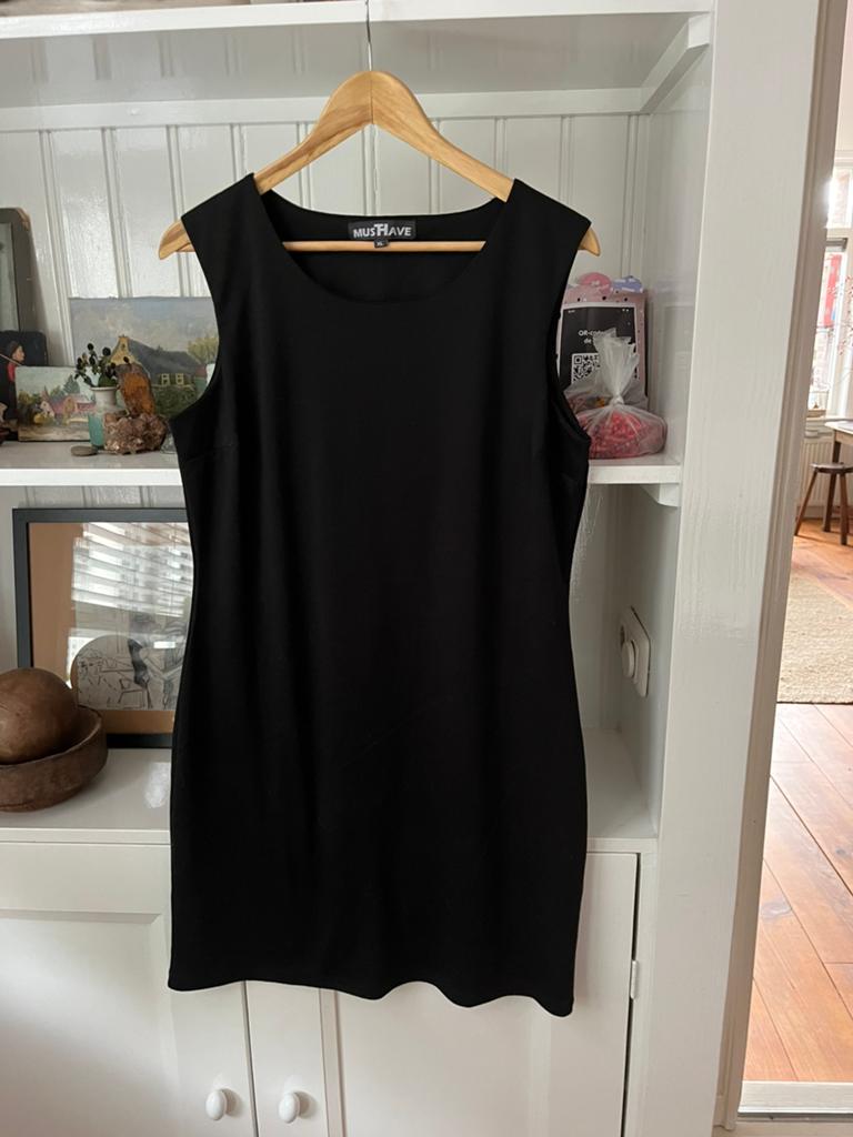 Jurkje mt l/xl, Zwart, Maat 46/48 (XL) of groter, Ophalen of Verzenden, Zo goed als nieuw