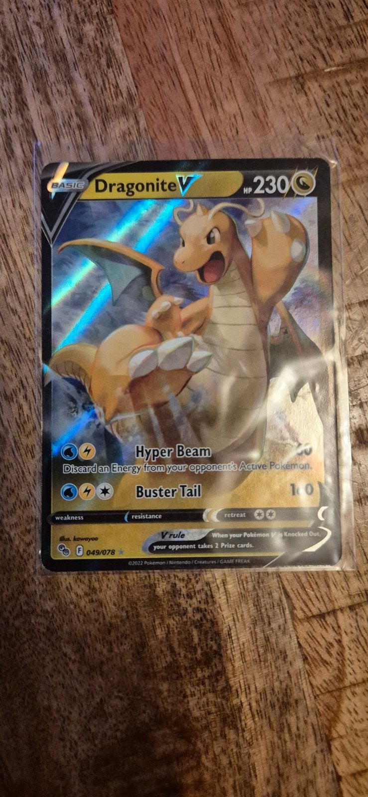 Dragonite V 049/078, Ophalen, Zo goed als nieuw