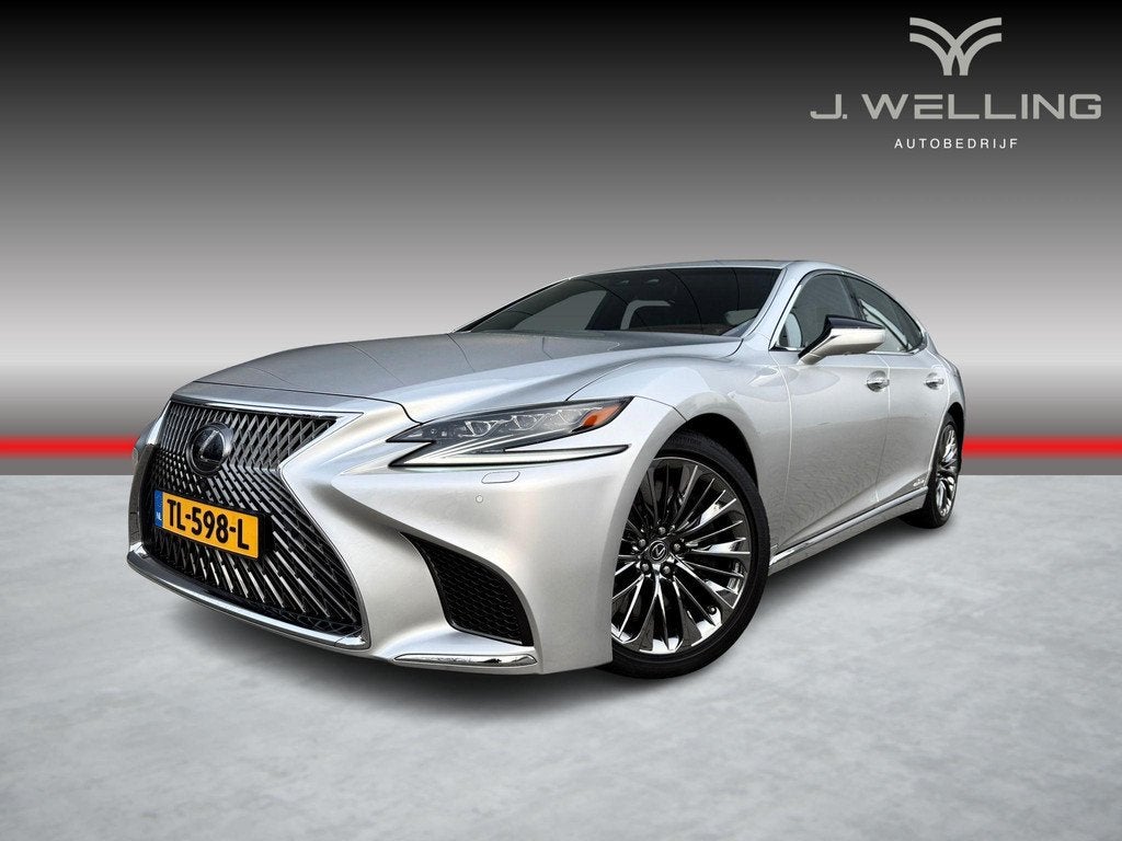 Lexus LS 500h AWD President Line uniek 32000km!, Auto's, Lexus, Automaat, Regensensor, Gebruikt, Euro 6
