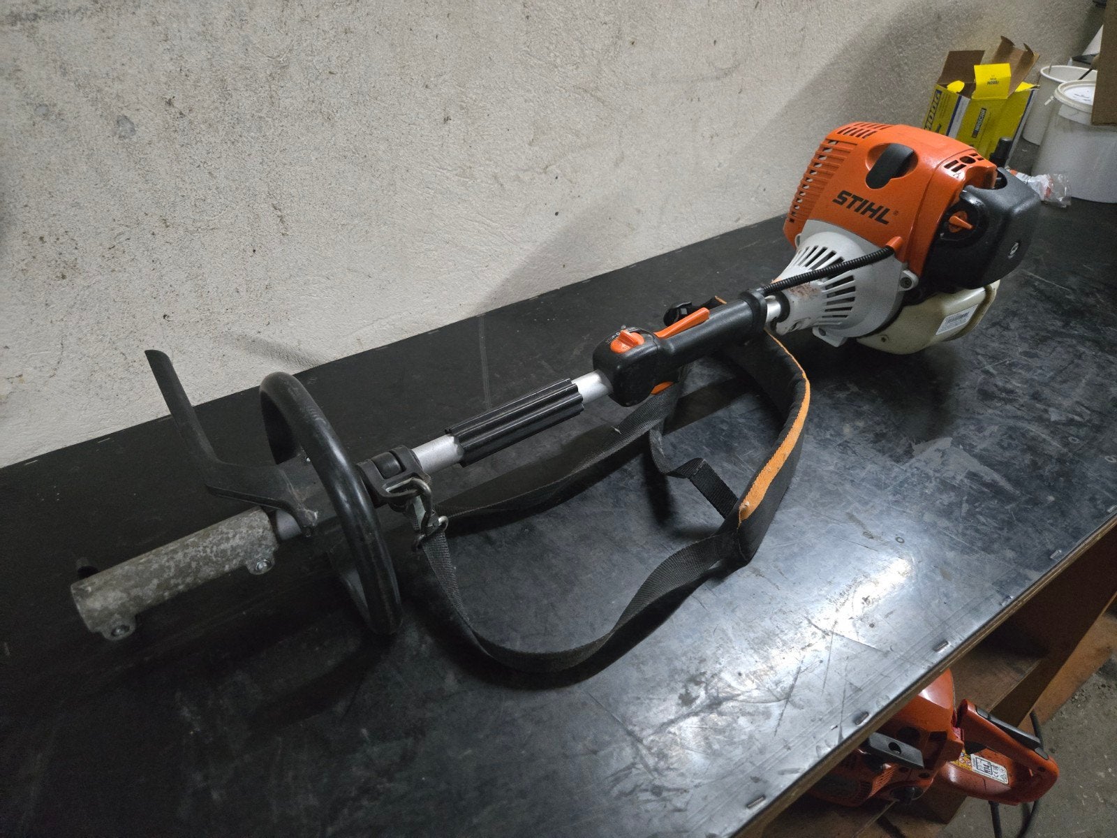 Stihl KM90 R Combitool | Multitool Combimotor 4-Mix KM90R, Info@stihl.nl, Gebruikt, Stihl KM90R combimotor Kombitool, Ophalen of Verzenden