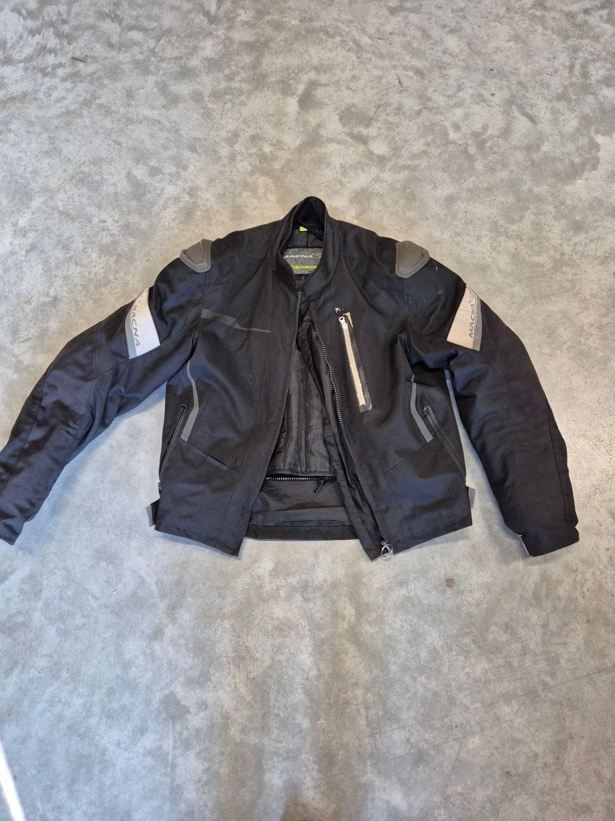 Macna motorjas - Maat L, Jas | textiel, Heren, Ophalen of Verzenden, Tweedehands
