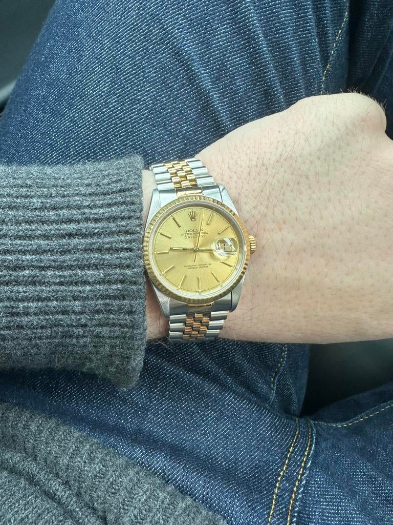 Rolex Datejust 16233 – X Serie, Staal, Rolex, Polshorloge, Ophalen of Verzenden