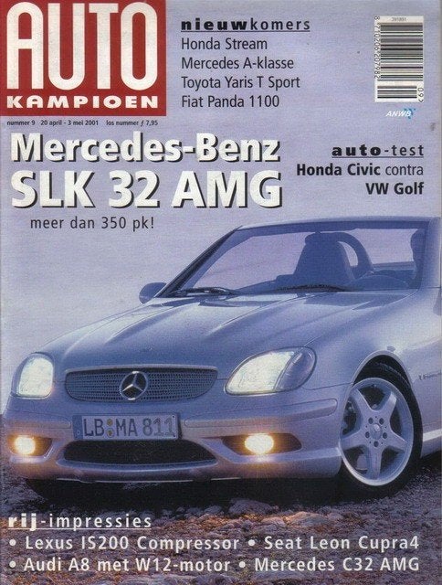 Autokampioen 9 2001 : Mercedes Benz SLK 32 AMG / C32 AMG, Boeken, Ophalen of Verzenden, Gelezen, Algemeen