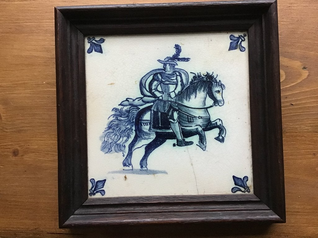Antieke Delfts blauwe tegel, Antiek en Kunst, Ophalen of Verzenden