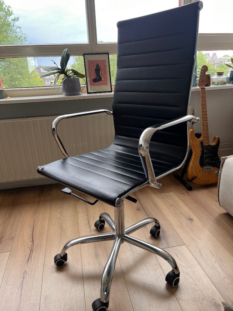 eames stijl bureaustoel, Ophalen, Gebruikt, Zwart, Bureaustoel