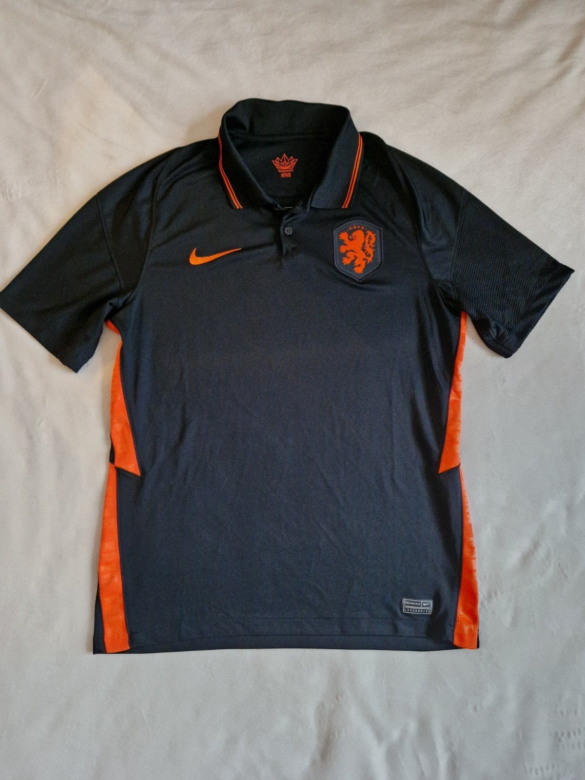Nederlands elftal hirt ZGAN 2020 Oranje KNVB uitshirt maat L, Maat 52/54 (L), Zwart, Nike, Ophalen of Verzenden