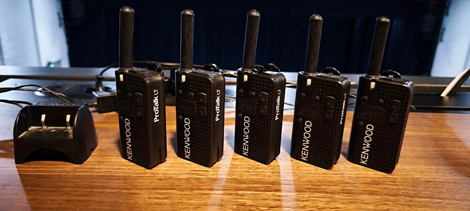 5x Kenwood ProTalk LT portofoons met lader, Overveld 11B Harderwijk, Gebruikt, Ophalen of Verzenden, Portofoon of Walkie-talkie