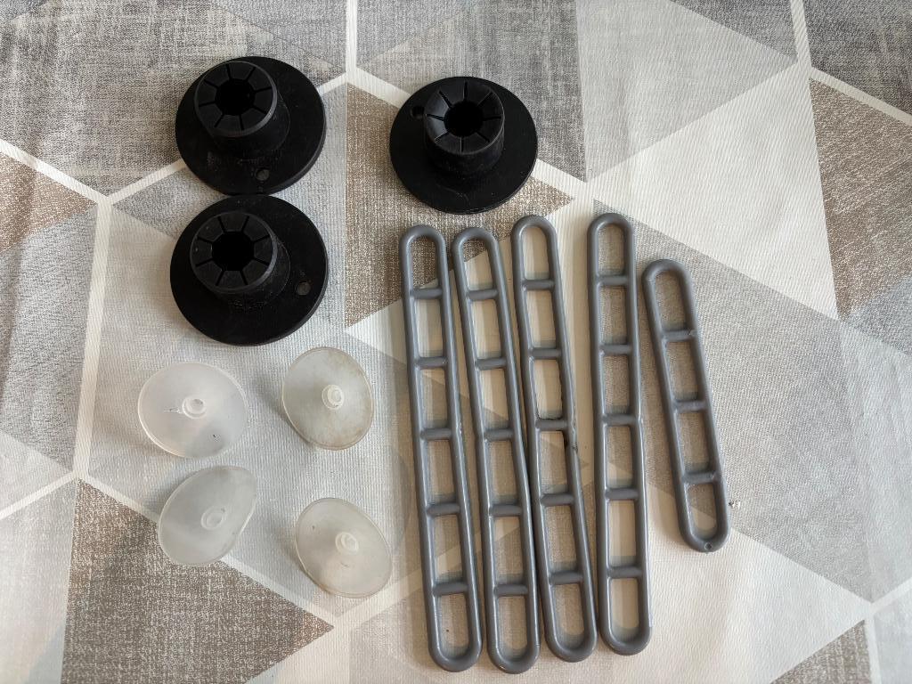 Doréma ladderspanners lang kort voetjes regenkapjes tentstok, Caravans en Kamperen, Kampeeraccessoires, Ophalen of Verzenden, Gebruikt