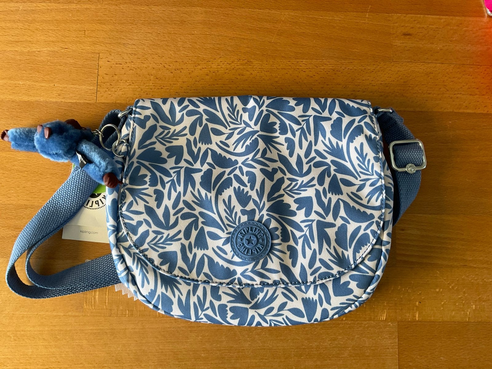 Kipling Lucasta Schoudertasje en Portemonnee - Nieuw, Ophalen of Verzenden, Nieuw, Blauw, Schoudertasje